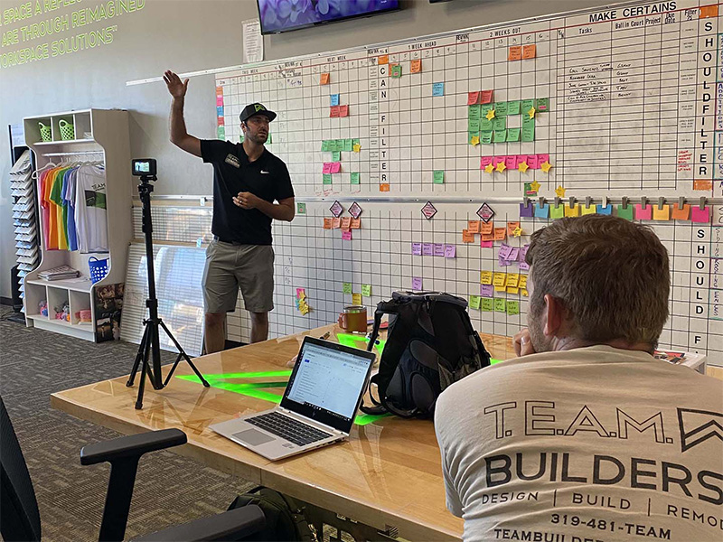 The TEAM Builders SRQ Difference in Lake Sarasota Florida custom build installation